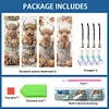 DIY 4Pcs Animal Flower-Diamond Painting Bookmark