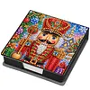 Christmas Nutcracker DIY PU Diamond Painting Note Box 160 Papers Memo Box