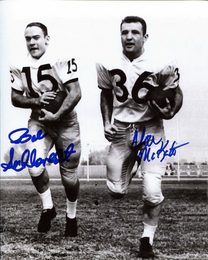 Bob Schloredt & Don Mcketa Washing Huskies UW Autographed Signed 8x10 Photo Poster painting CFS