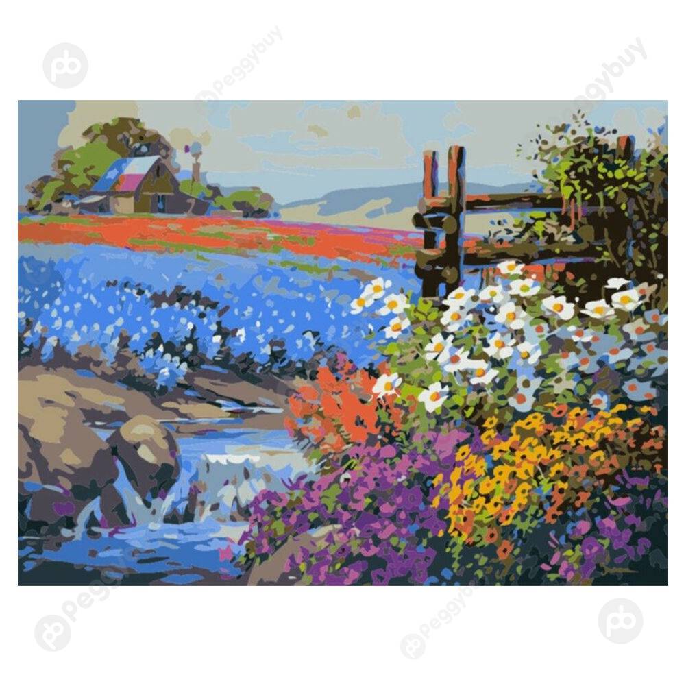 

40*50CM Paint By Numbers-Floral, 501 Original