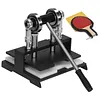 [US Local Warehouse] Table Tennis Racket Rubber Cutting Machine Precision Table Tennis Rubber Cutter Double Roller Bearing Design with 8mm Thickness Base Plate Effortless Edge Trimming Pasting for Ping Pong Bat