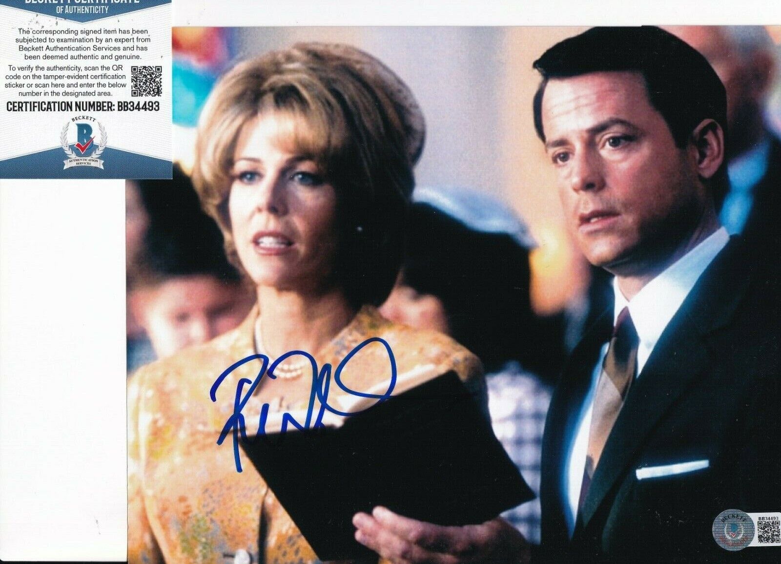 RITA WILSON singed (AUTO FOCUS) Anne Crane movie 8X10 Photo Poster painting BECKETT BAS BB34493