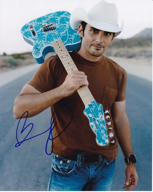 BRAD PAISLEY signed autographed 8x10 Photo Poster painting