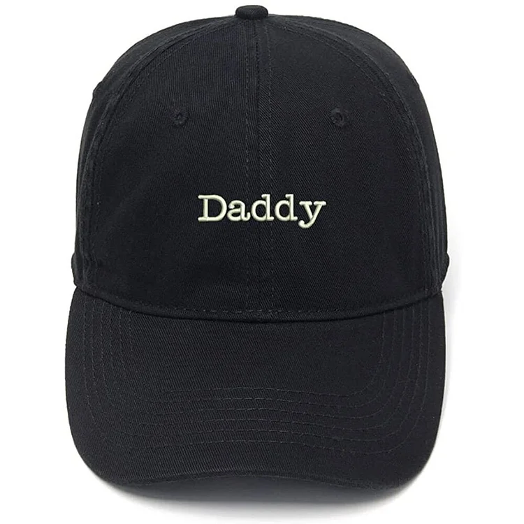 Lyprerazy Mens Baseball Cap Daddy Dad Embroidery Hat Cotton Embroidered Casual Baseball Caps