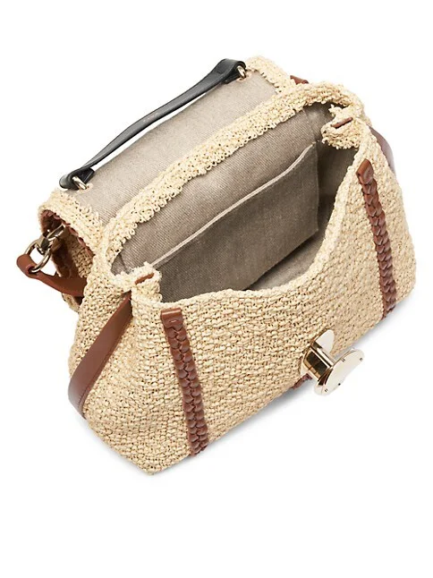 Chlo&eacute; Penelope Woven Small Shoulder Bag