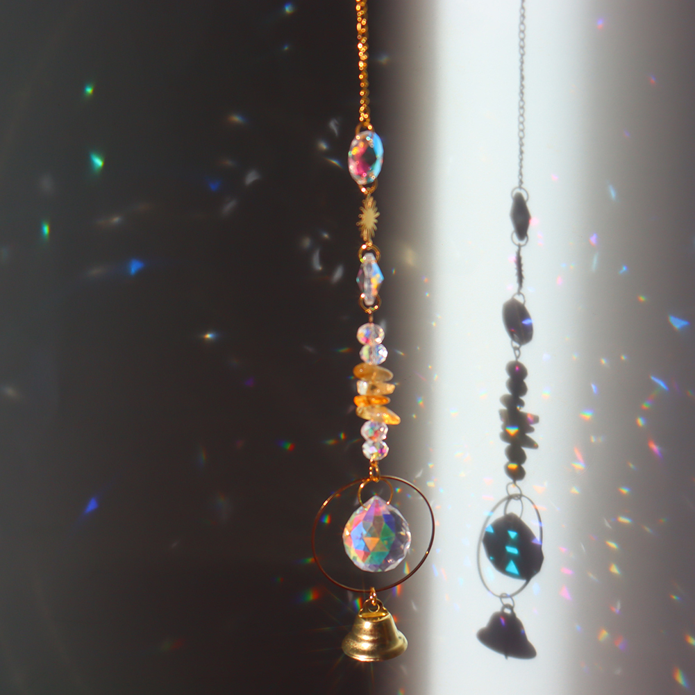 

Yellow Stone Bell - Art Crystal Suncatcher, 501 Original