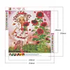 Diamond Painting -5D Full Round Drill Cartoon Little Girl（35*35 cm）