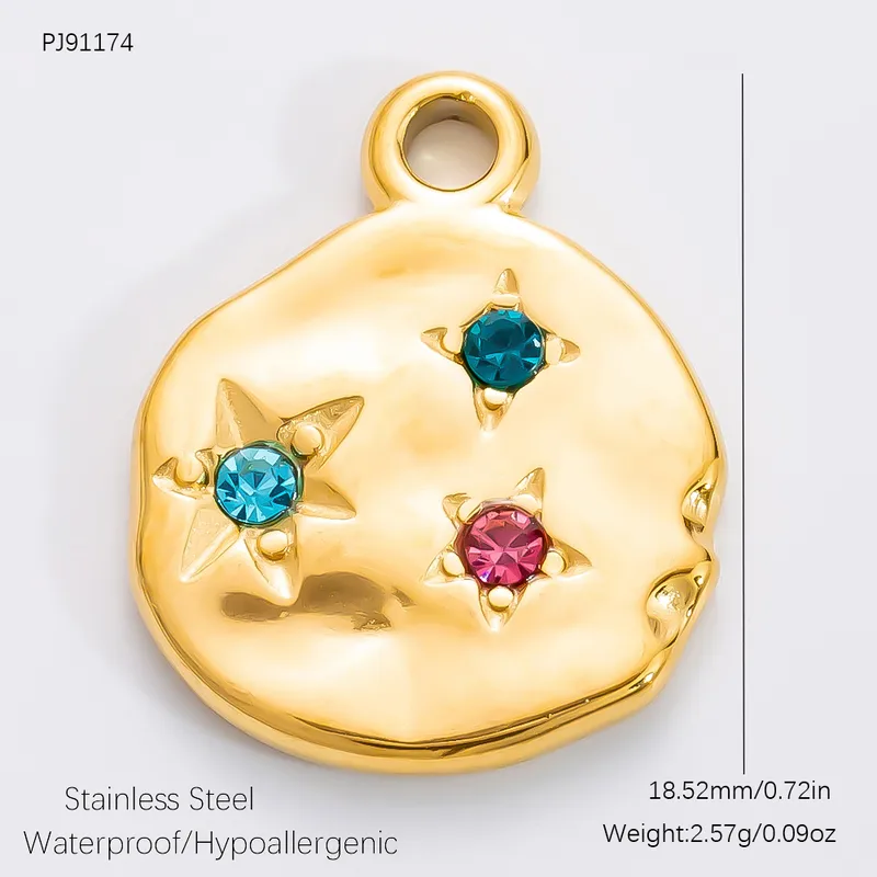 1 Piece 2 PCS/Package 3 PCS/Package 14.24*15.67mm 304 Stainless Steel Heart Shape Bow Knot Pendant Chain Jewelry Accessories