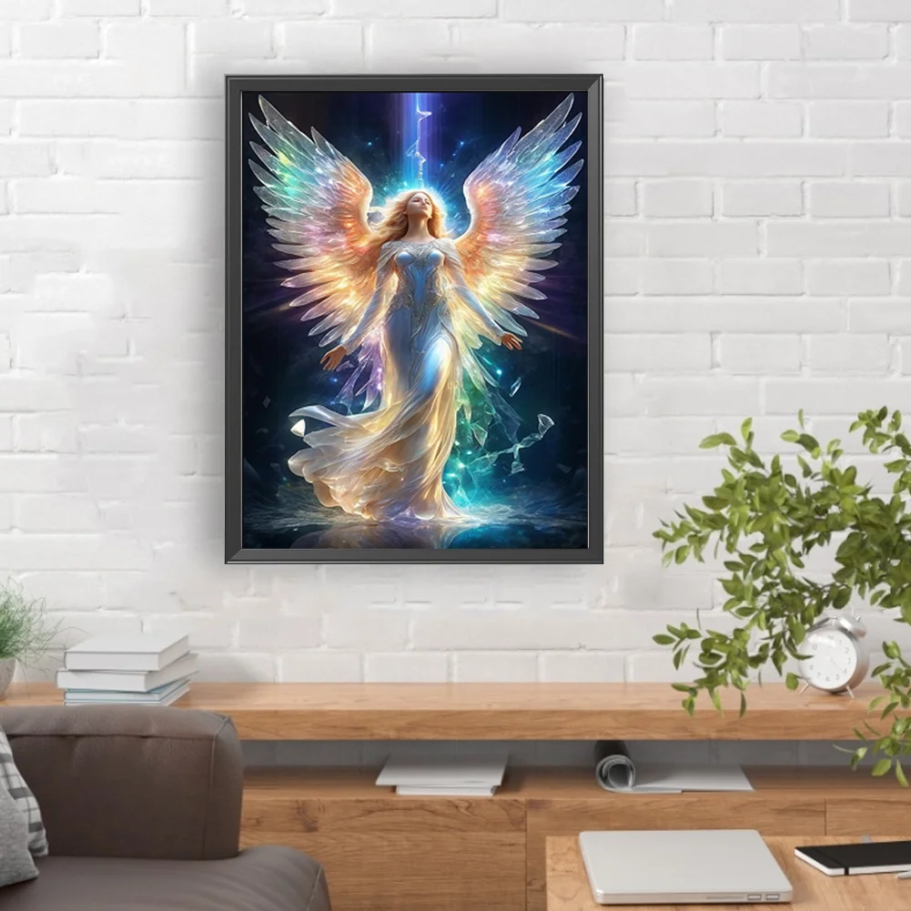 Diamond Painting - Full Round Drill - Winged Angel(Canvas|30*40cm)