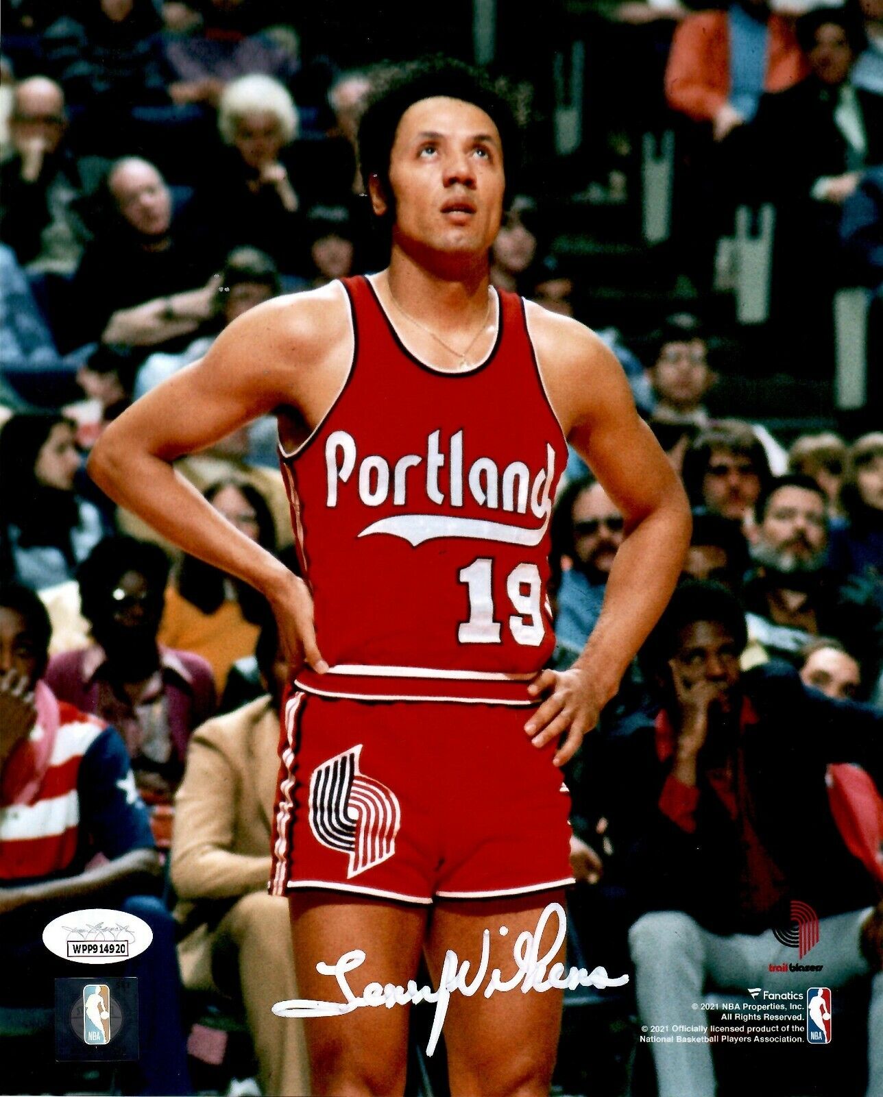 Lenny Wilkens autographed signed 8x10 Photo Poster painting NBA Port Land Trail Blazers JSA COA