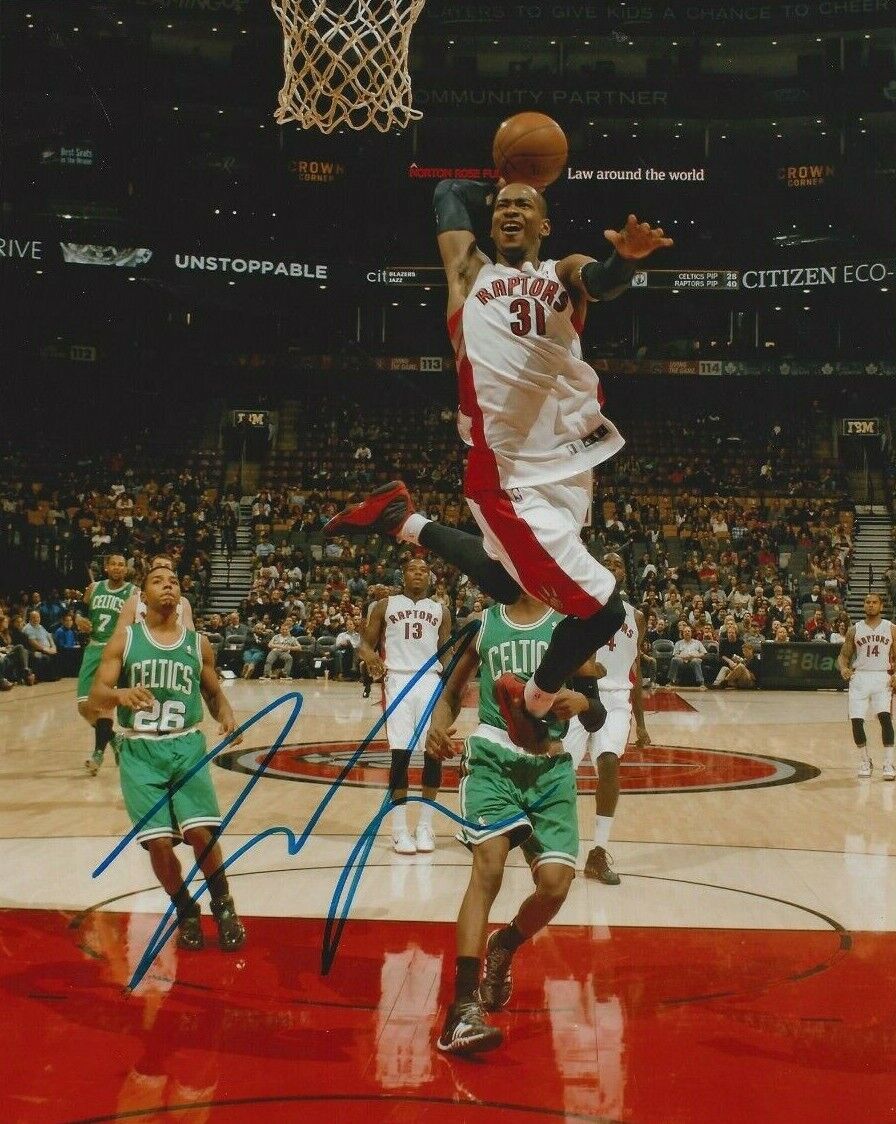 Terrence Ross Autographed 8x10 Toronto RaptorsRare C238