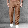 Gioiacombo&trade; Pantaloni cargo dritti larghi multitasche casual da uomo