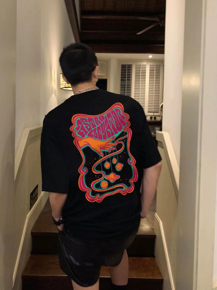 Astro Printing Casual Men's T-shirt