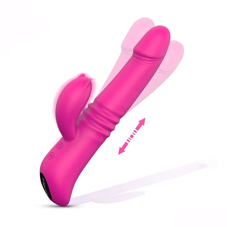 9-Speed Vibrating Large Penis Thrusting Dildo Rabbit Vibrator Sex Toy Heating Vibrator Sex Toy For Woman