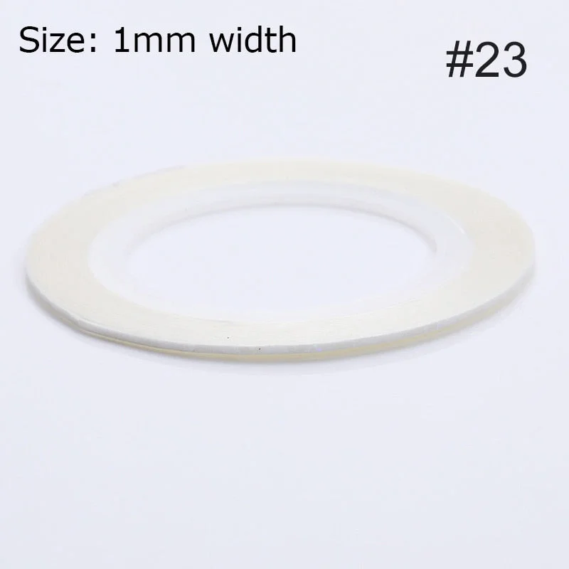 1mm 2mm 6mm Matte Glitter Nail Striping Tape Line Rainbow Multi Color Styling Tool Sticker Decal  DIY Decoration-Nail Inspo