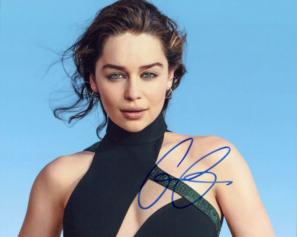 Emilia Clarke signed authentic 8x10 Photo Poster painting COA