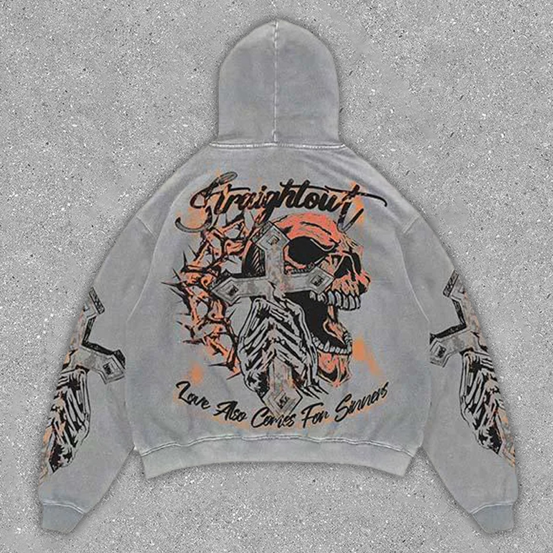 Skull and Cross Hoodie