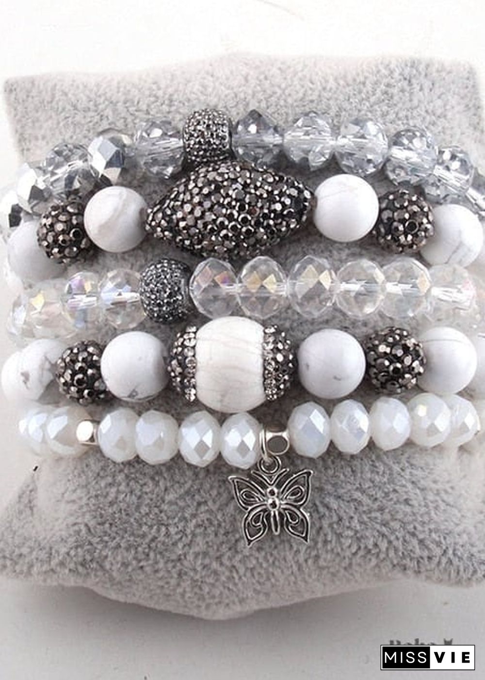 Boho Bracelet, RH Bracelet Set, Diamon Leaf, Natural Stones in Green, Rose, Purple