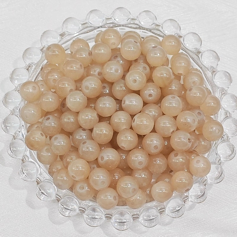 50 PCS/Package Diameter 4mm Diameter 6 Mm Glass Round Beads