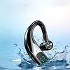 BT6.0 Wireless HD Sound Headphones with Ear Hook In-Ear Sports Headphones Type-C Charging Single Business Earplugs for Business Meeting Lecture