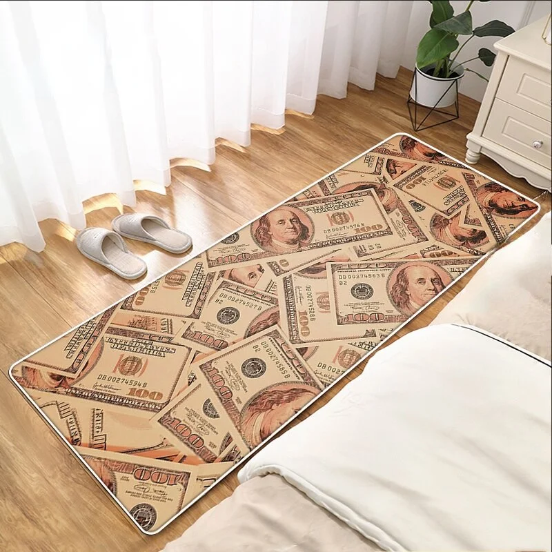 Athvotar Entrance Doormat Dollar Money Pattern Living Room Floor Rugs Home Decor Kitchen Absorbent Carpet Anti Slip Bathroom Mat 1127-0