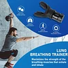 Breathing Trainer, Portable Respiratory Muscle Trainer, Adjustable Resistance, Compact Lung Exercise Device, Disassembled For Easy Cleaning
