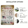 And I'm proud to be an American - Vintage Metal Signs(12*16Inch) - Warning