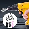 Pipe Threader Set with Sealing Tape& Gloves Internal & External Pipe Threading Tool for 1/2 & 3/4 & 1in PVC/Plastic Water Pipe Repair