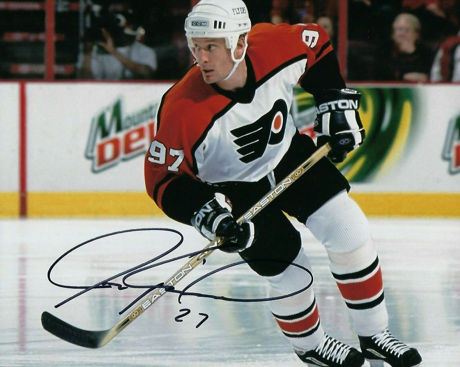 GFA Philadelphia Flyers * JEREMY ROENICK * Signed 8x10 Photo Poster painting J3 COA