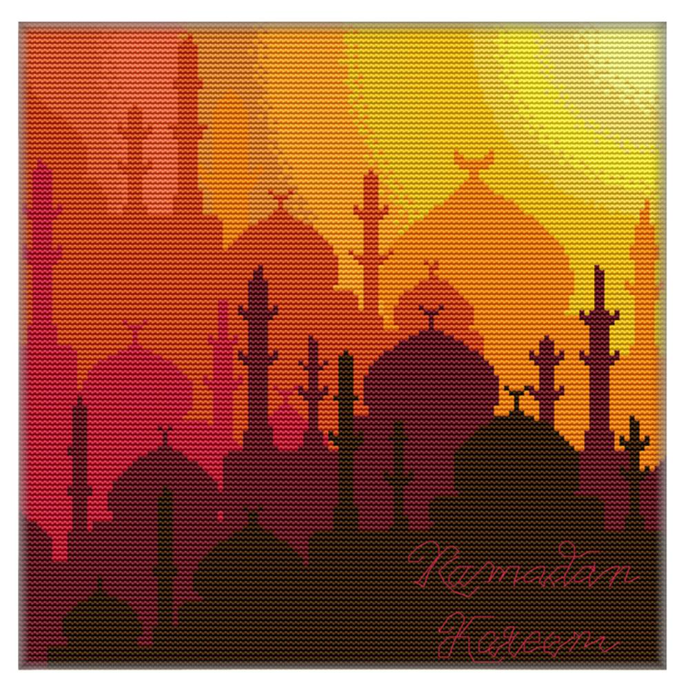 

Muslim Holy Month - 14CT Stamped Cross Stitch - 31*31cm, 501 Original