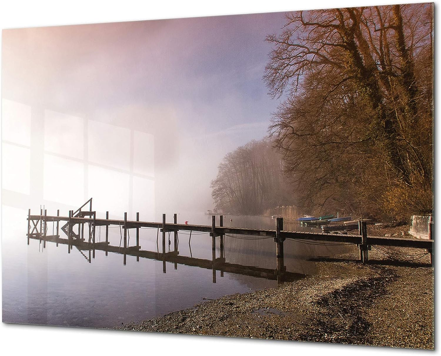 Graphic Art Print on Glass - Beautiful Quality Glass Print Picture SART01C Nature Series 100x70cm (39,4&#034; x 27,6&#034;)