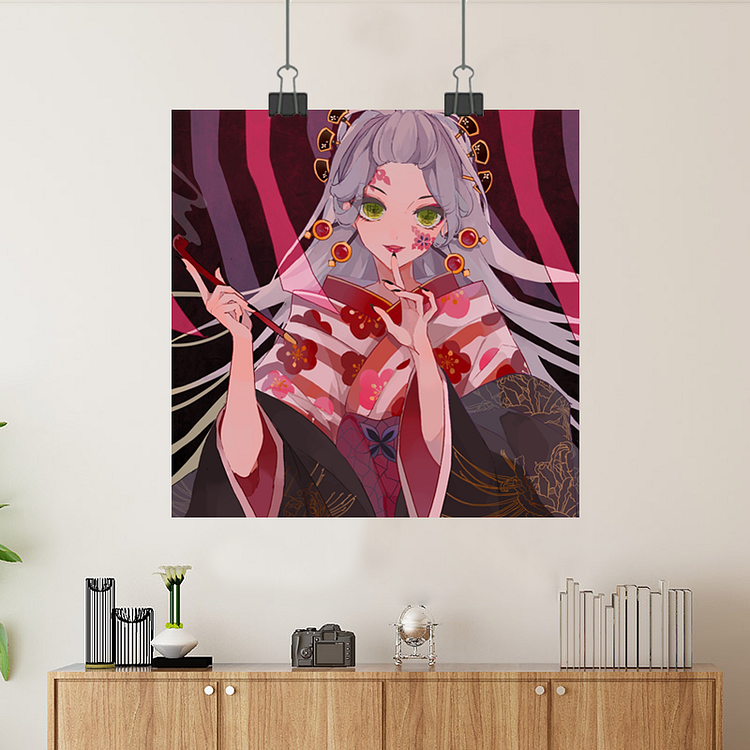Demon Slayer-Daki/Custom Poster/Canvas/Scroll Painting/Magnetic Painting