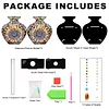 Sonnenblumen-DIY-k&uuml;nstlerische Vase Desktop-Diamantkunst-Kit doppelseitiges Bohrer-Geschenk zu Hause
