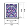 (Counted/Stamped) 11CT Mandala - Cross Stitch 40*48cm/15.75*18.9in
