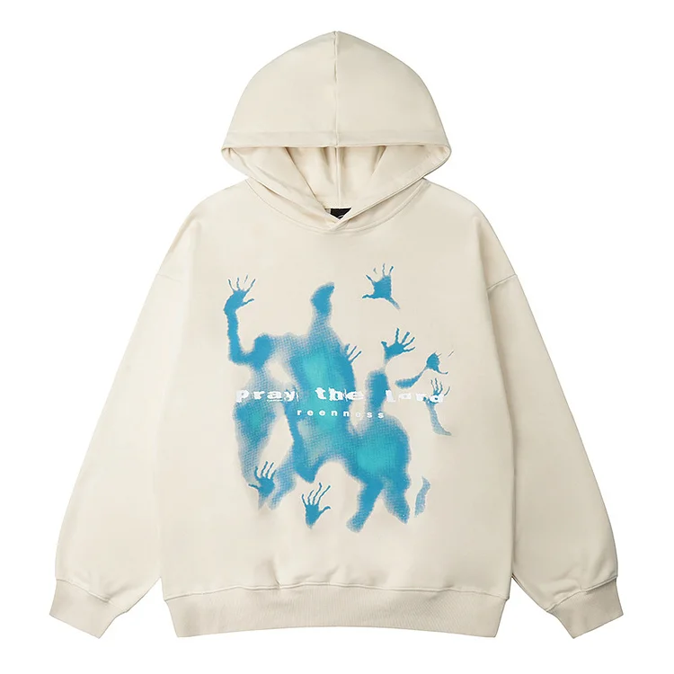 Aelfric Eden Abstraction Shadow Graphic Pullover Hoodie