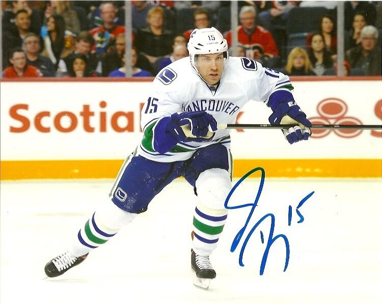 Vancouver Canucks Derek Roy Autographed Signed 8x10 Photo Poster painting COA THREE