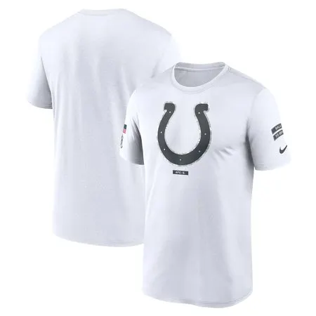 Men's Indianapolis Colts  White 2024 Salute To Service Legend Performance T-Shirt