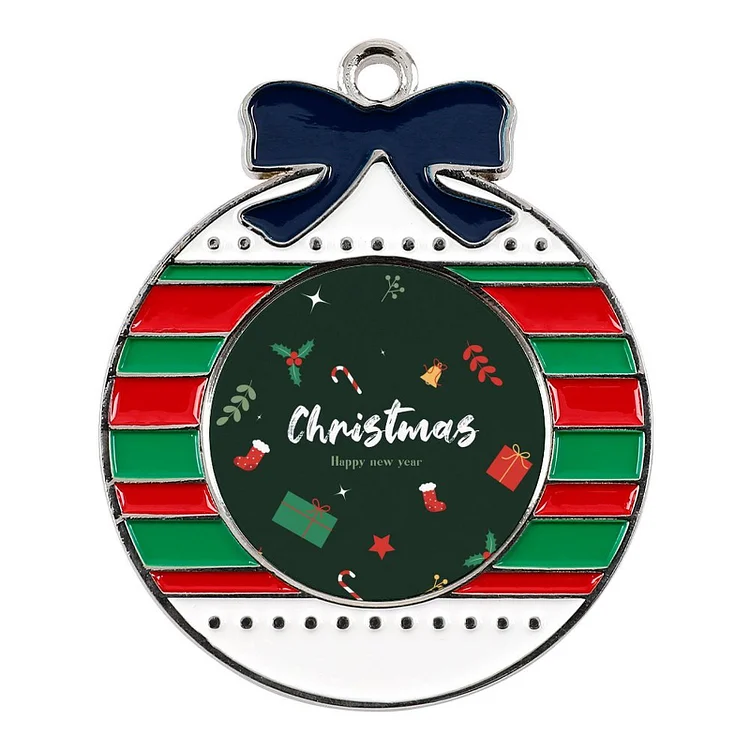 Alloy Christmas Pendant Christmas Slogn  customized, personalized, gift