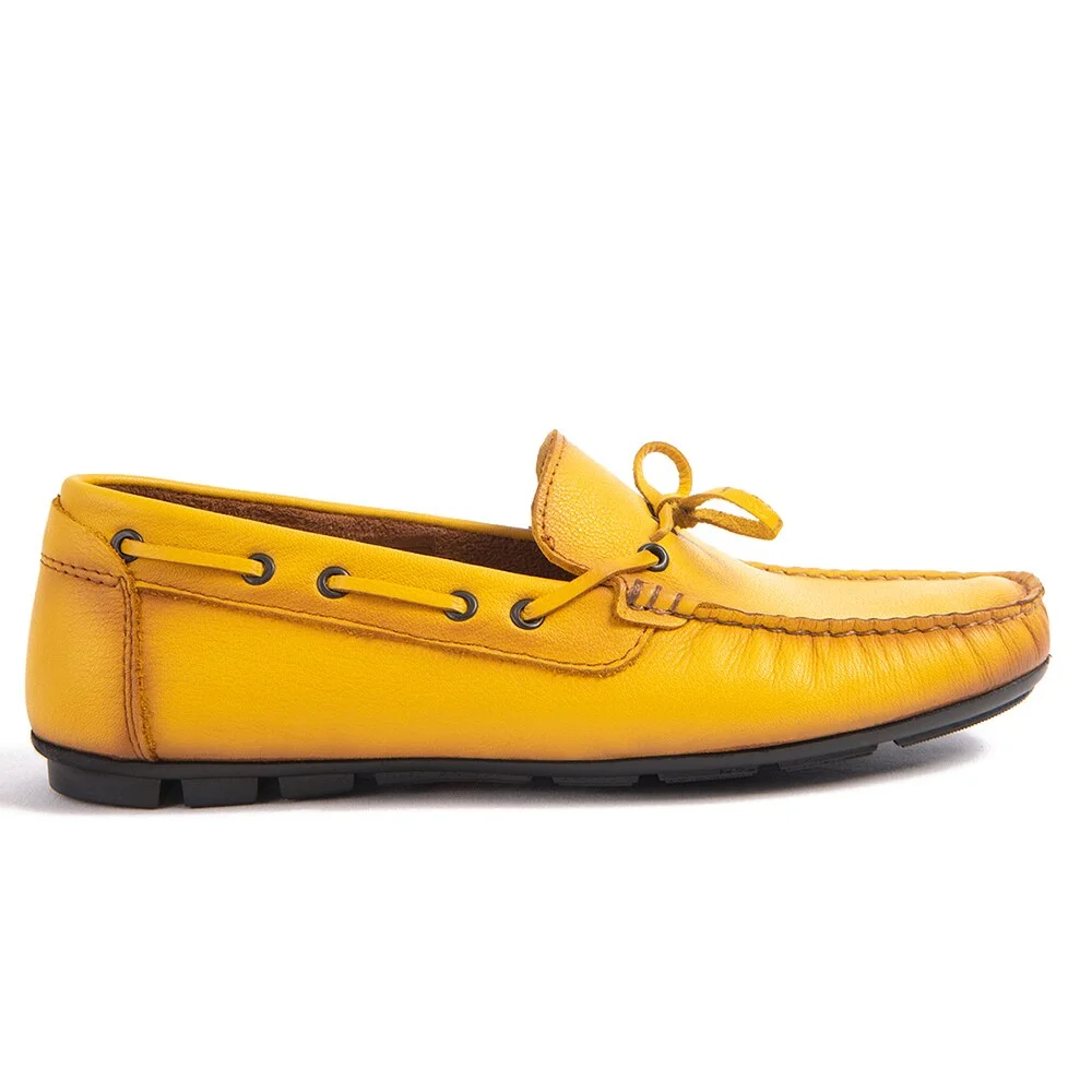 Minea Genuine Leather Sneakers Men Shoes For Men's Casual Shoes Hiking Sport Shoe Walking Runing Shoes Original Vulcanized Breathable Lightweight Hot Sale Tenis Shoes Zapatillas Hombre Comfortable Footwear 2088 Yellow