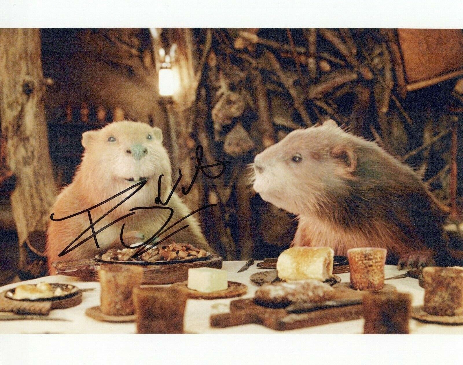 Ray Winstone The Chronicles Of Narnia autographed Photo Poster painting signed 8x10 #1 Mr Beaver