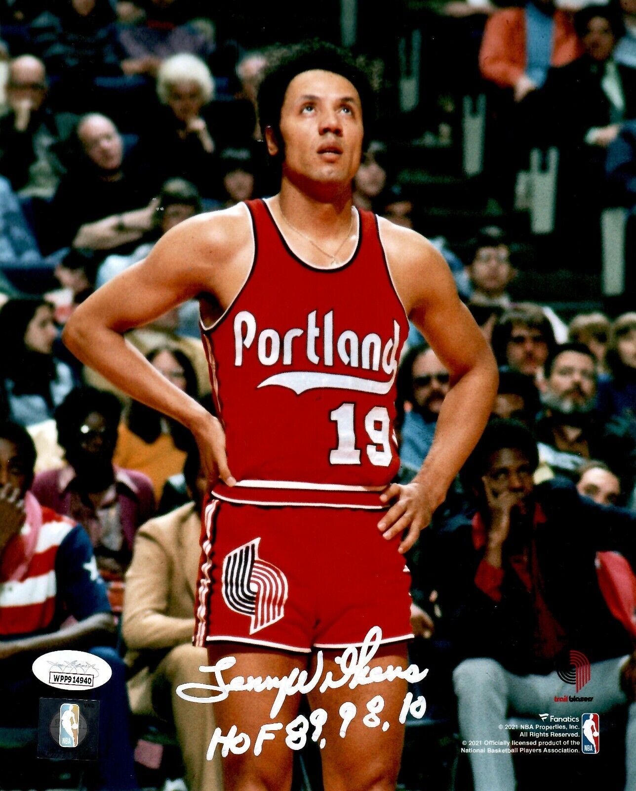 Lenny Wilkens autographed inscribed 8x10 Photo Poster painting NBA Port Land Trail Blazers JSA