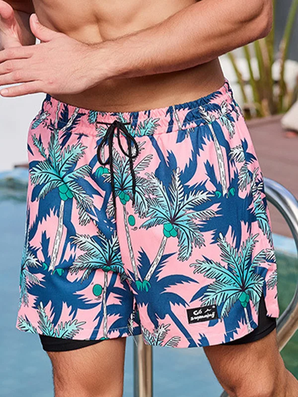 GO SWIMMING Hawaii Style Quick-Drying Trunks