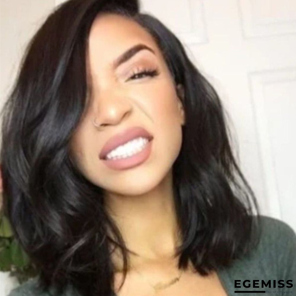 Black Fashion Casual Solid Wigs | EGEMISS