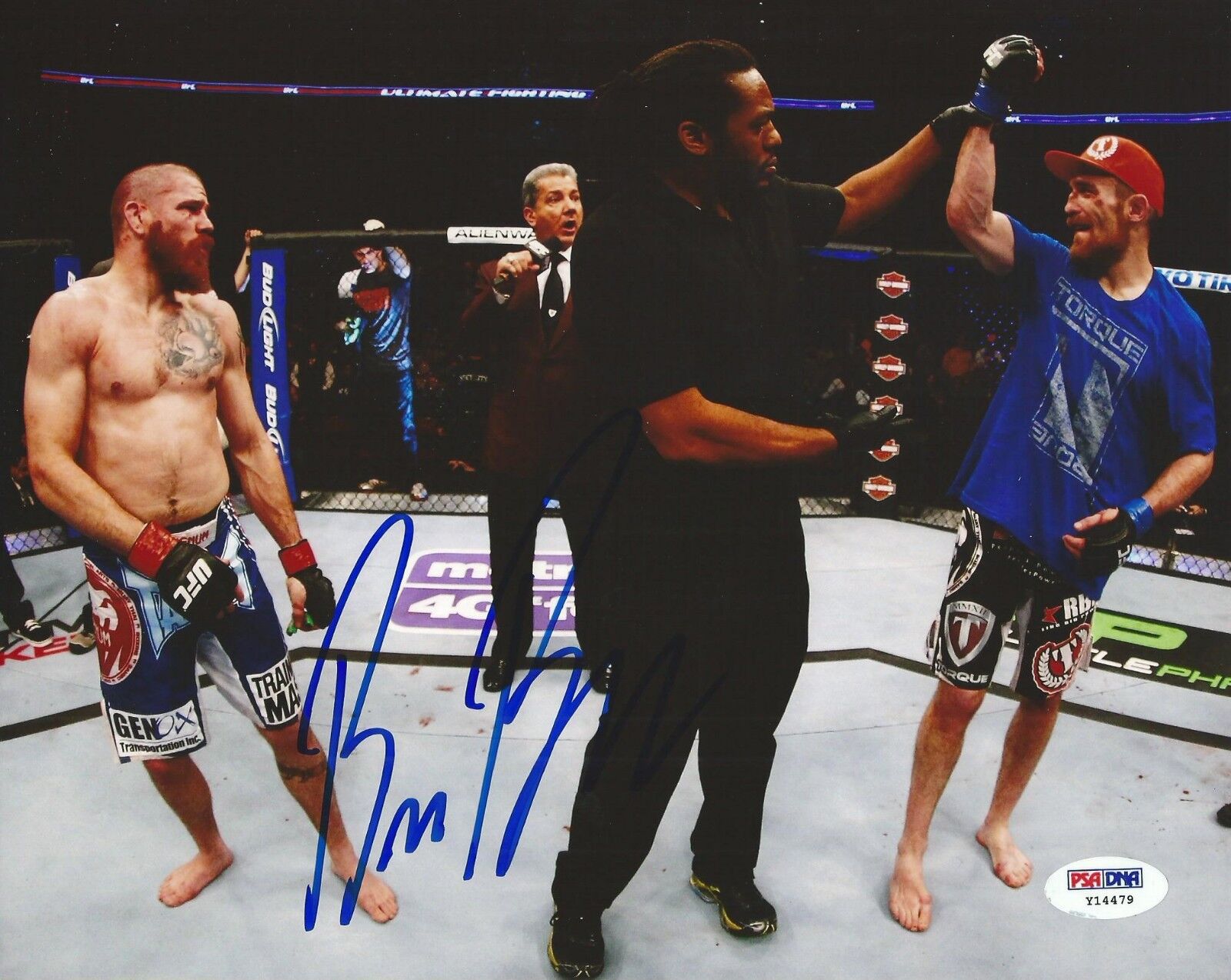 Bruce Buffer Signed 8x10 Photo Poster painting PSA/DNA COA UFC 159 Mistake Picture Autograph MMA