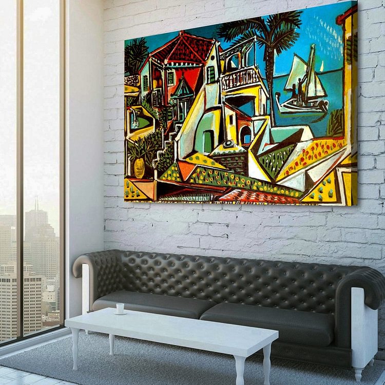 Pablo Picasso Mediterranean Landscape Canvas Art