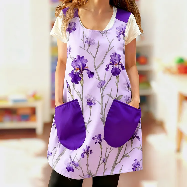 Iris Elegance Cross Strap Apron