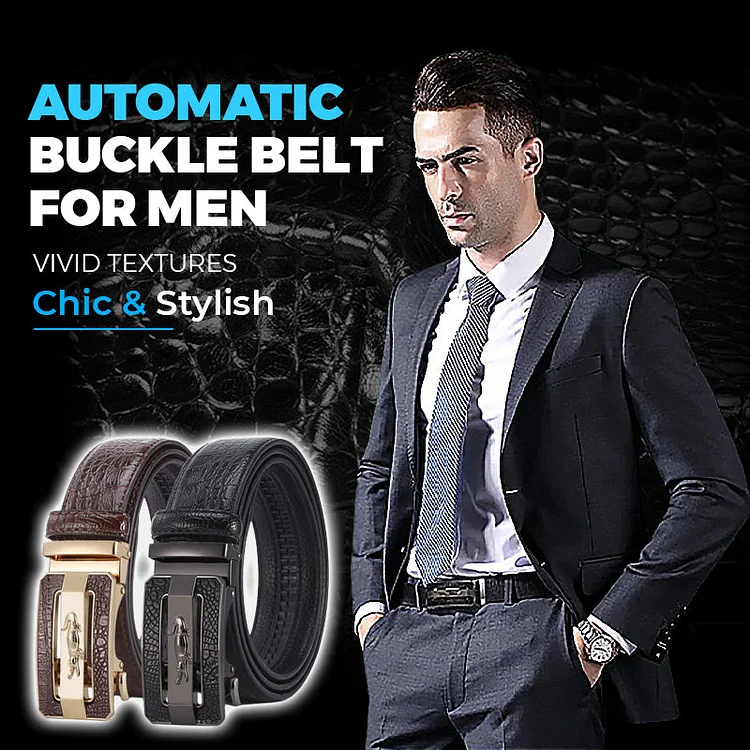 Ceinture à boucle automatique pour hommes
