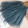 Mini Pampas Reed Grass Artificial Flower Home Wedding Photoshooting Decor