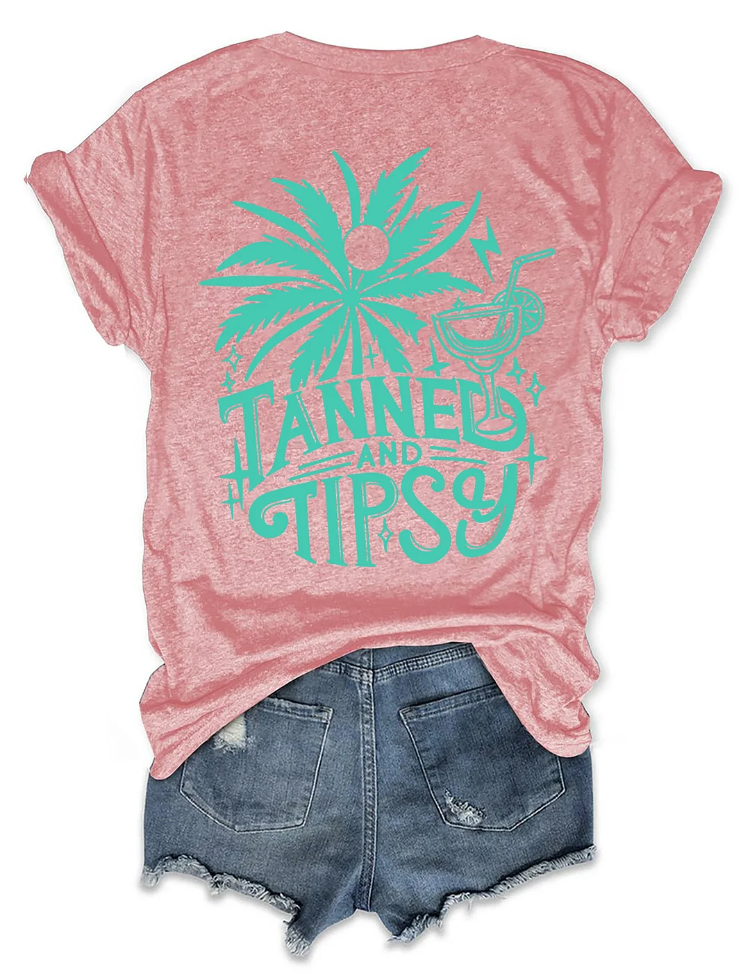 Tanned And Tipsy Beach Summer T-shirt