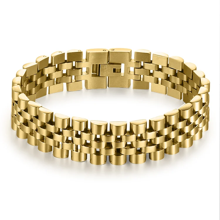 Men's Bracelet Wristband Bracelet for Men-Gold